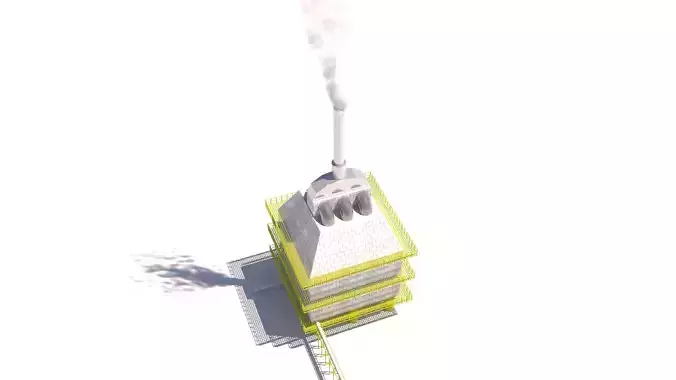 Refinery Industrial Furnace 03 3D model