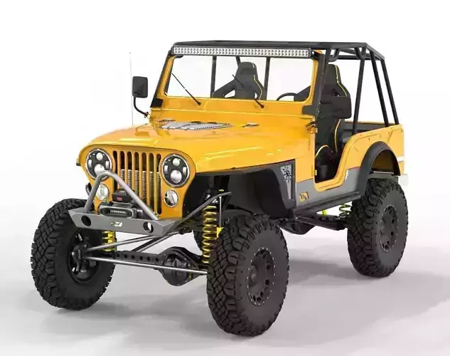 Jeep CJ-5 Off Road 3D model