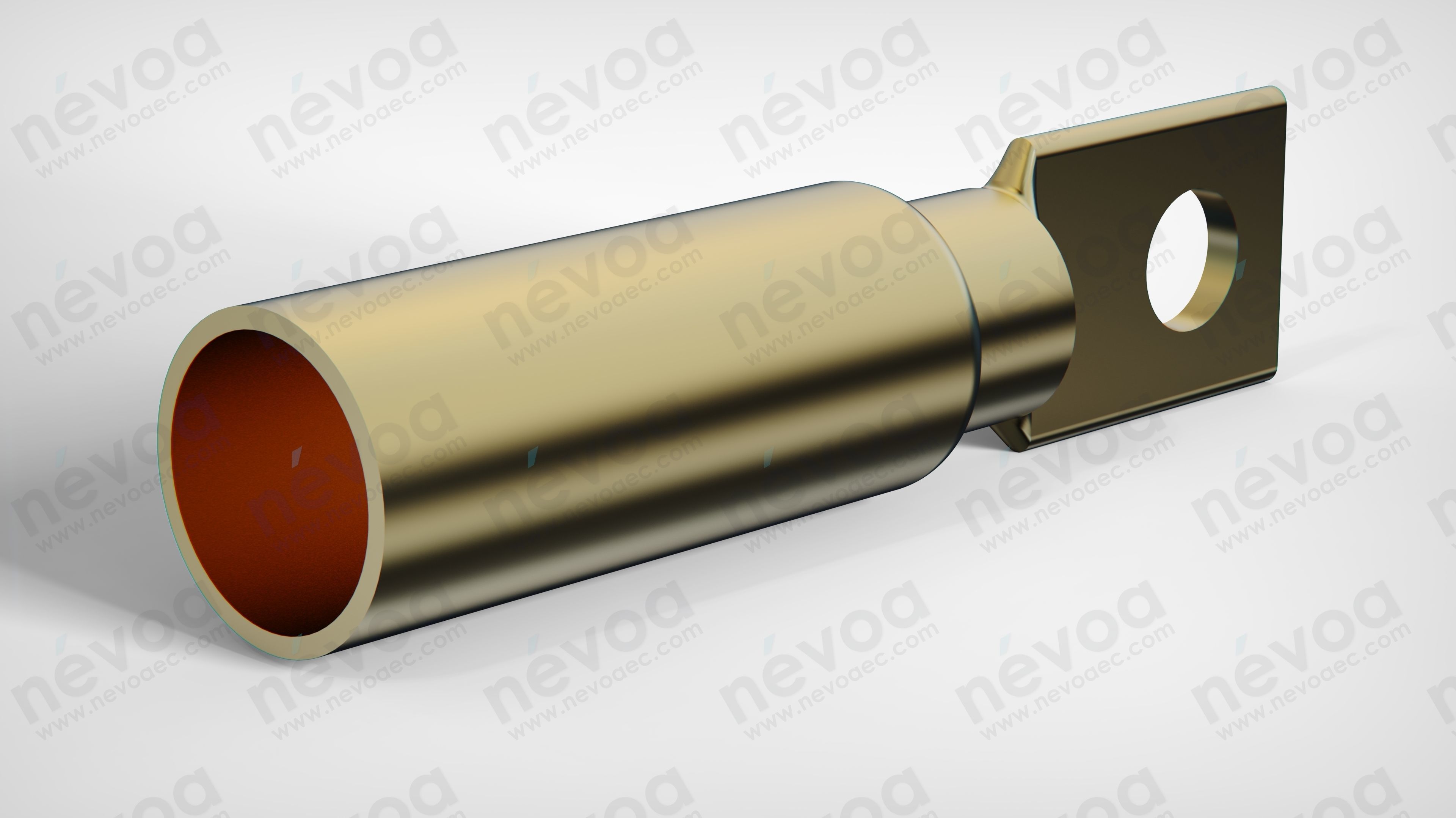 Banana Jack - Insulated Solder Terminal - 108-0902-001 3D model_4