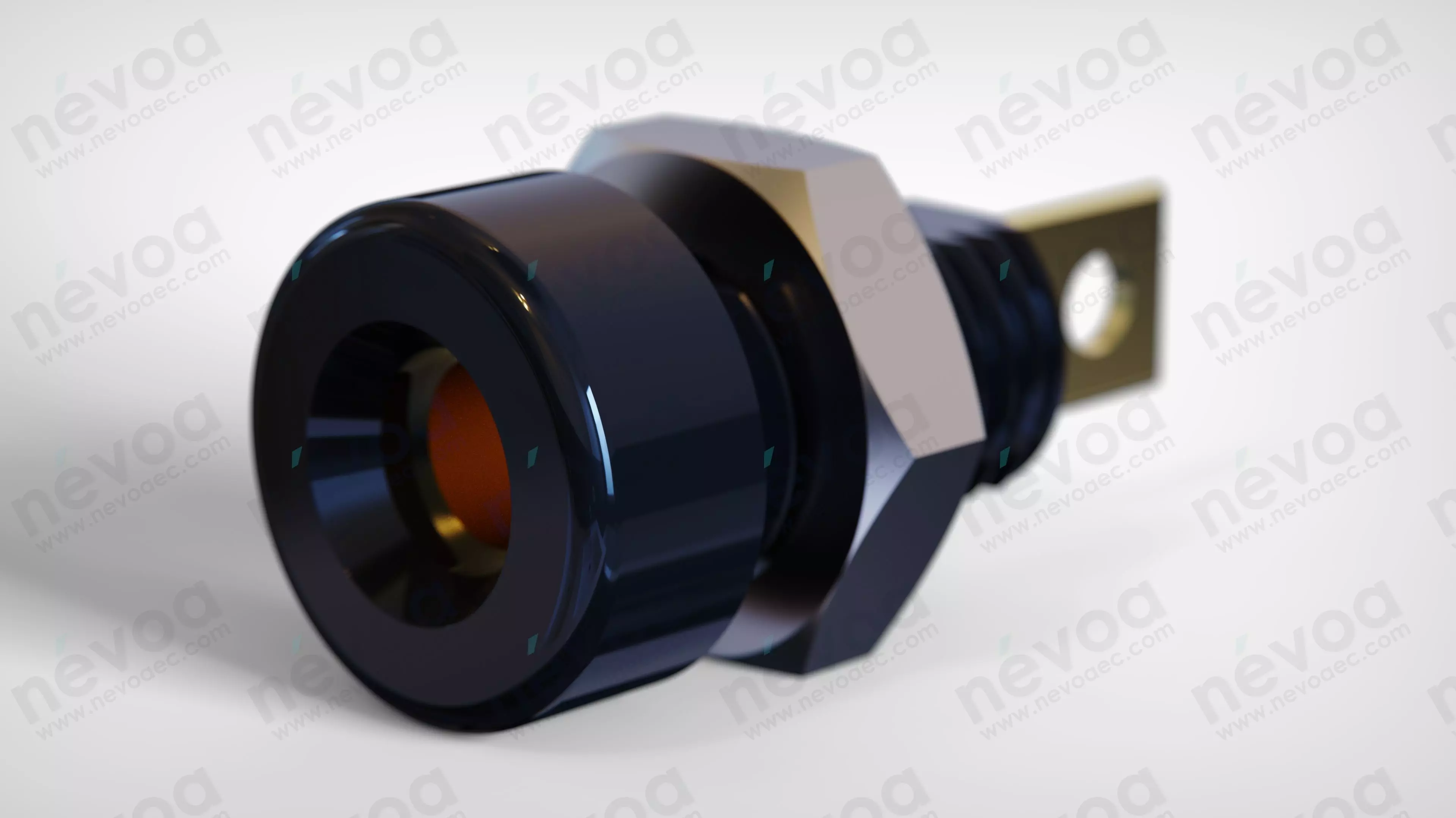 Banana Jack - Insulated Solder Terminal - 108-0902-001 3D model_0