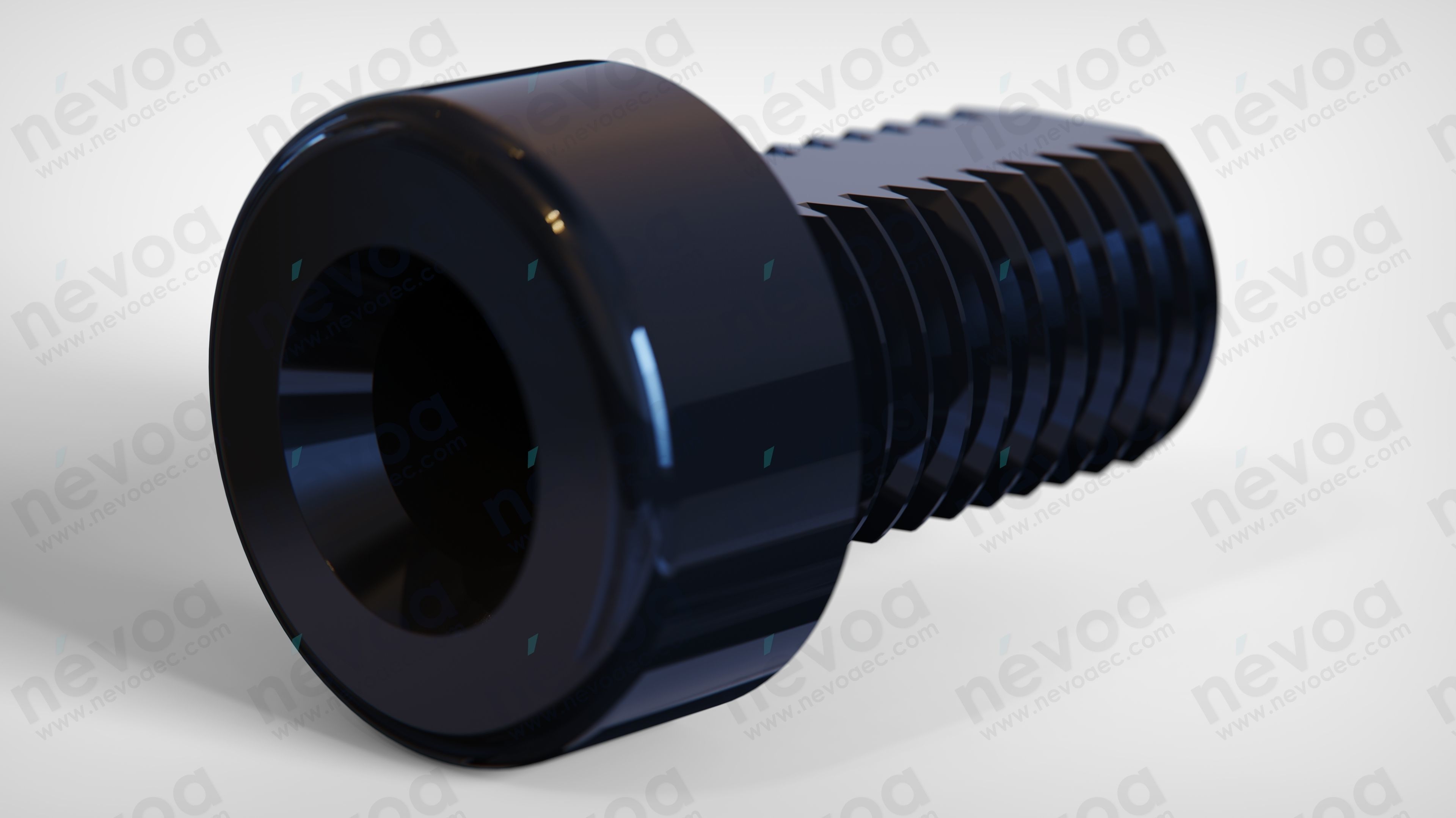 Banana Jack - Insulated Solder Terminal - 108-0902-001 3D model_2