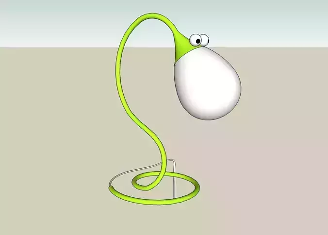 Snake lamp 3D model