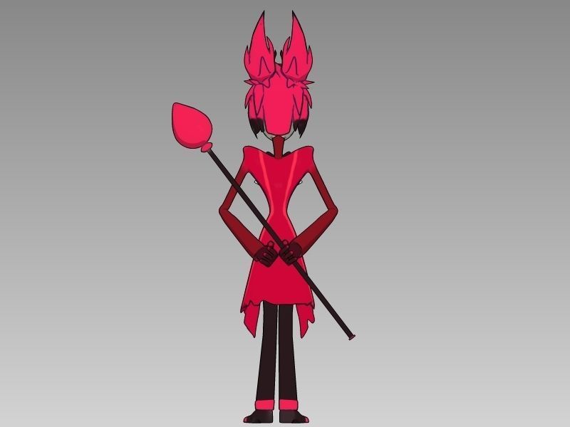 HAZBIN HOTEL ALASTOR 3D print model_5