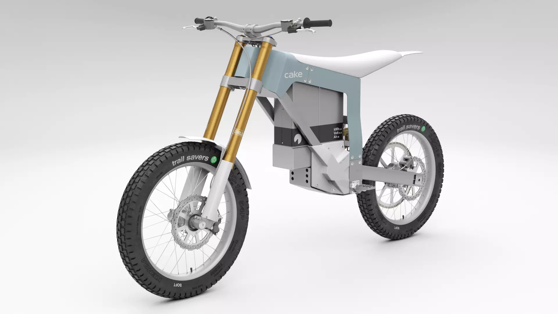 Cake Kalk electric motorcycle 3D model