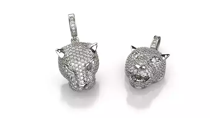 Panther Pendant 3D print model