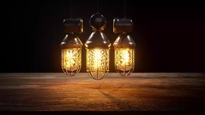 Industrial Lamps 12 Assets