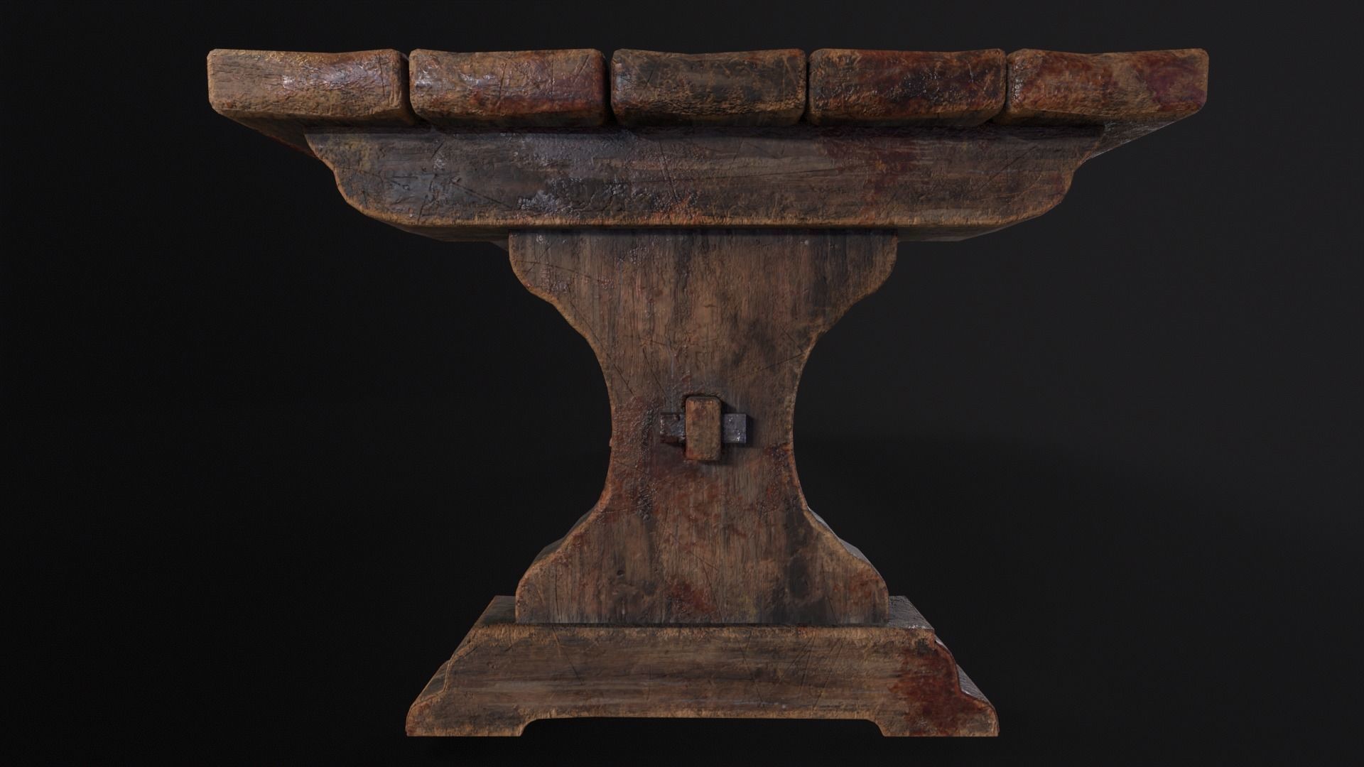 Dungeon End Table Low-poly 3D model_18