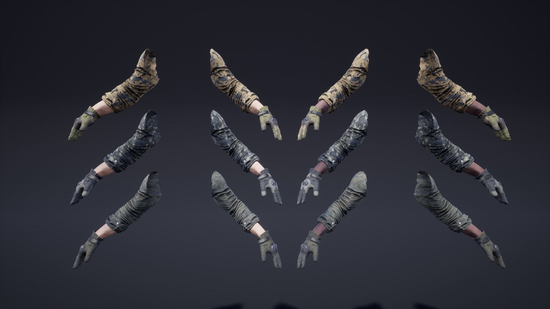 FPS Automatic Shotgun Animations Low-poly 3D model_15