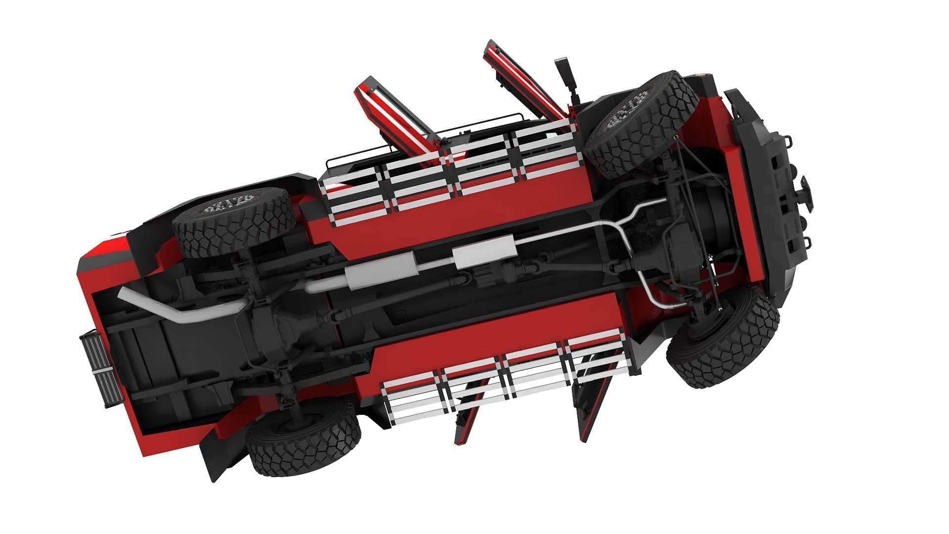 3D BearCat X3 Firecat 3D model_13