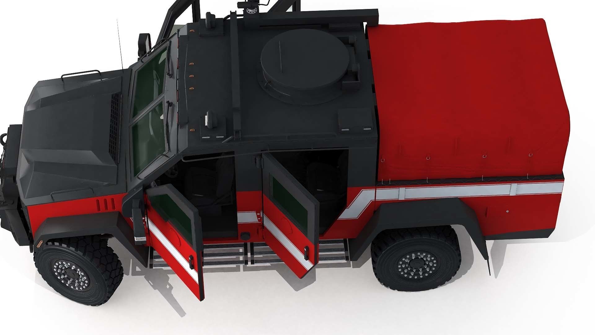 3D BearCat X3 Firecat 3D model_7