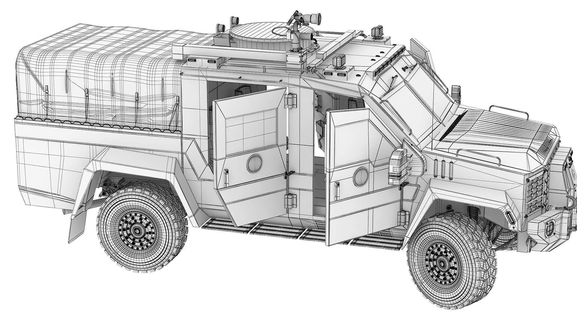 3D BearCat X3 Firecat 3D model_6