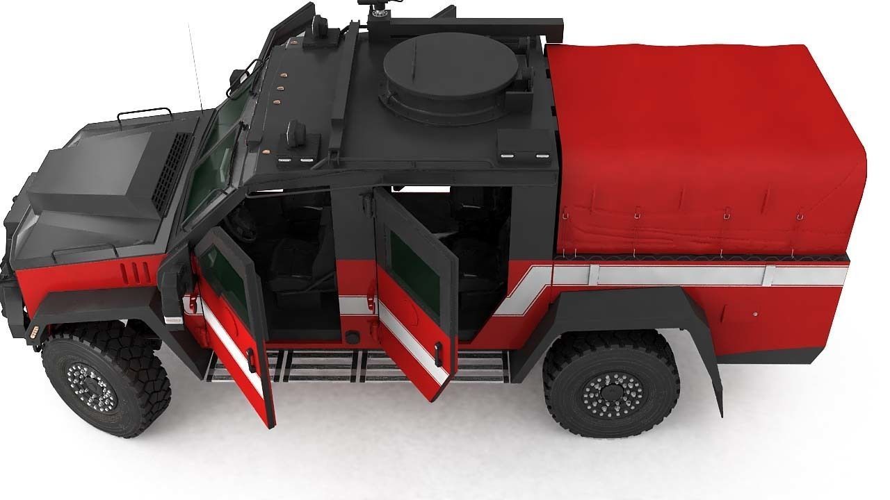 3D BearCat X3 Firecat 3D model_15