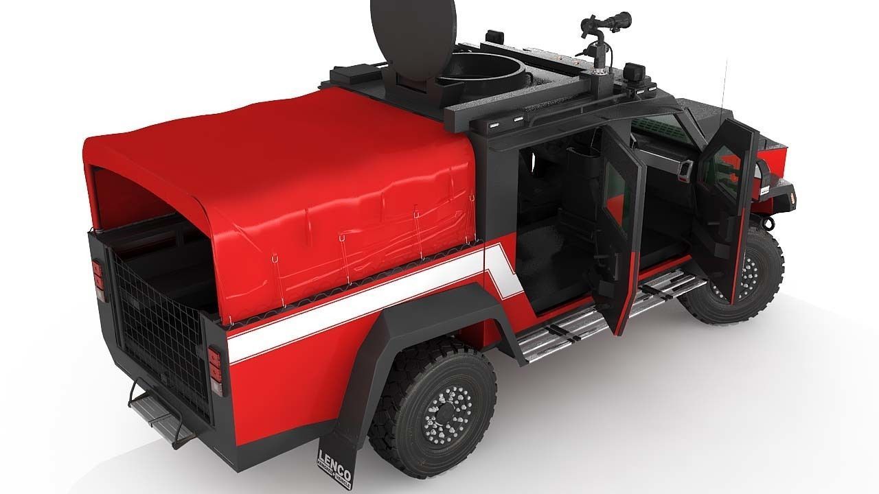 3D BearCat X3 Firecat 3D model_16
