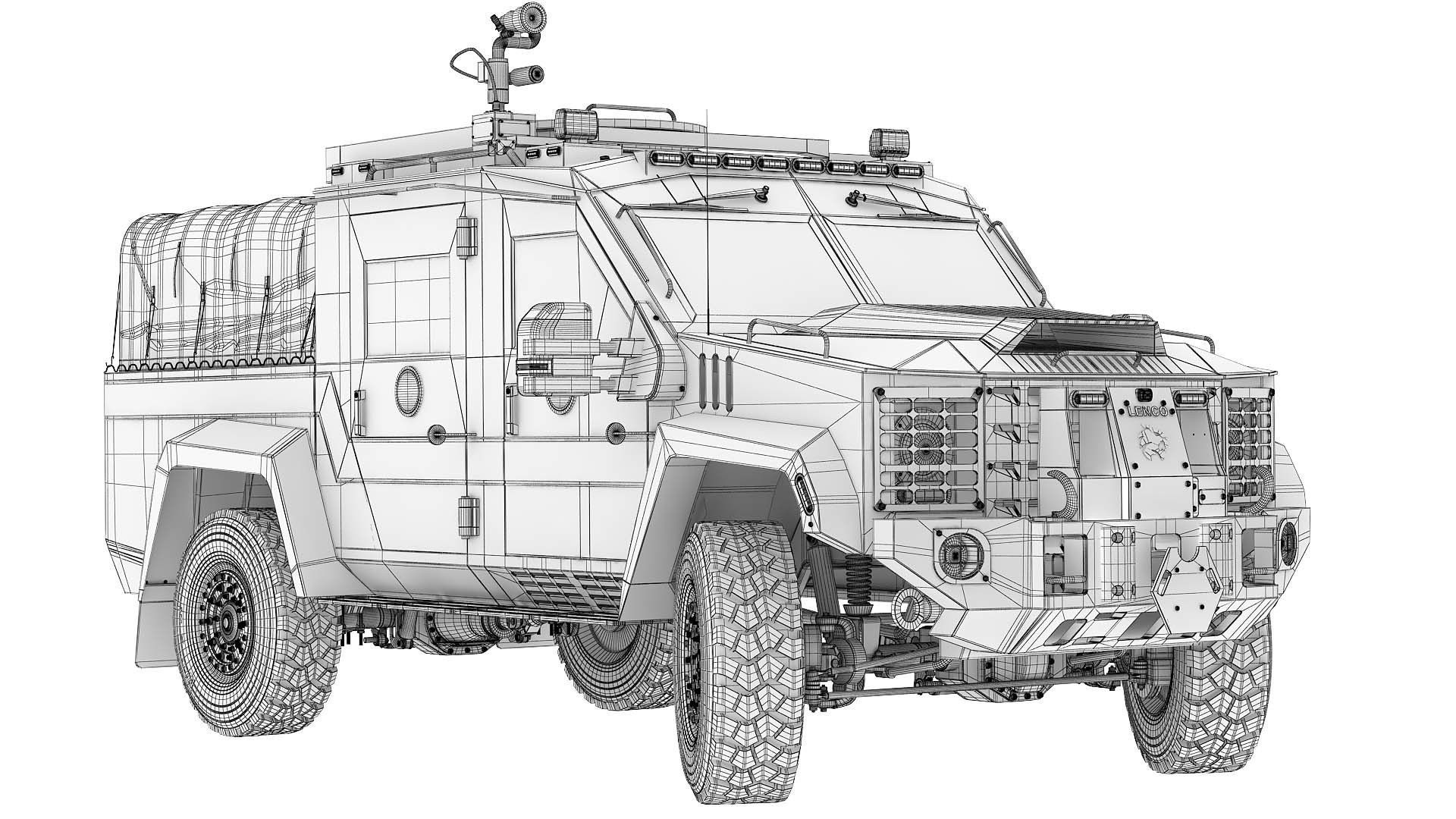 3D BearCat X3 Firecat 3D model_2