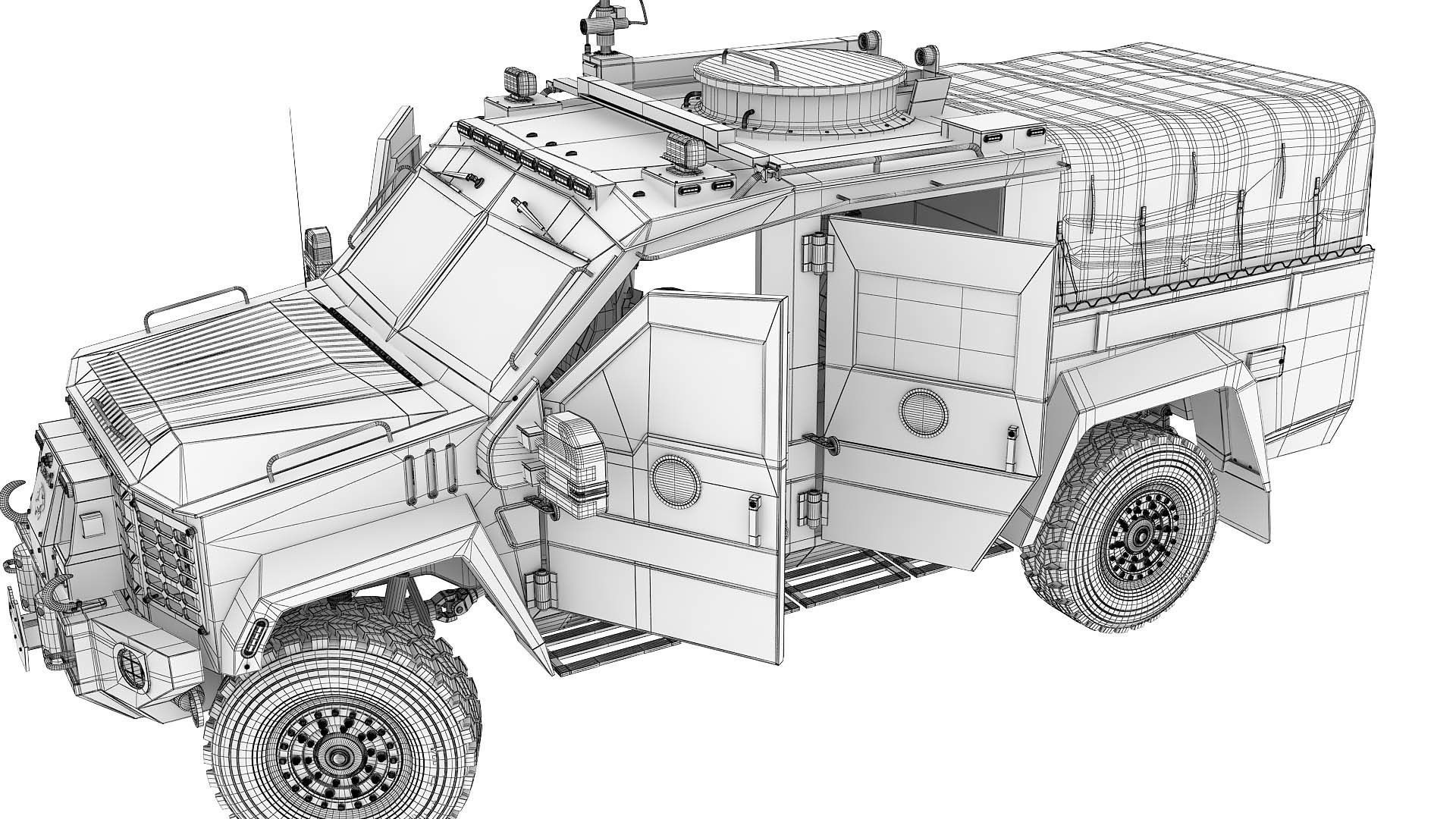 3D BearCat X3 Firecat 3D model_10