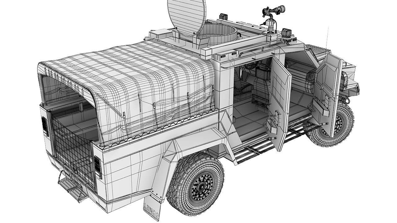 3D BearCat X3 Firecat 3D model_17