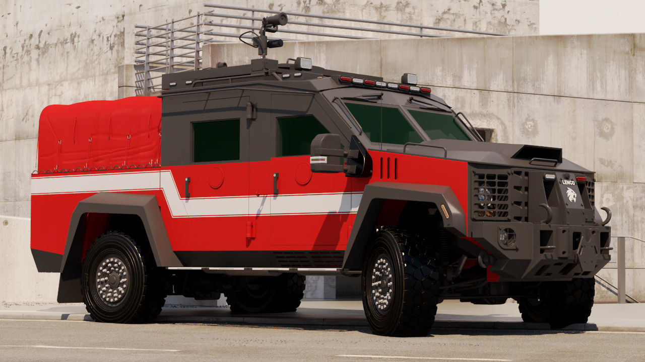 3D BearCat X3 Firecat 3D model_1