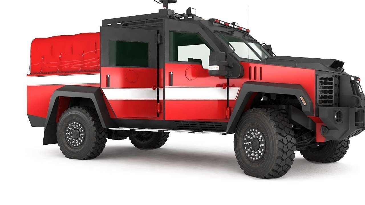 3D BearCat X3 Firecat 3D model_12