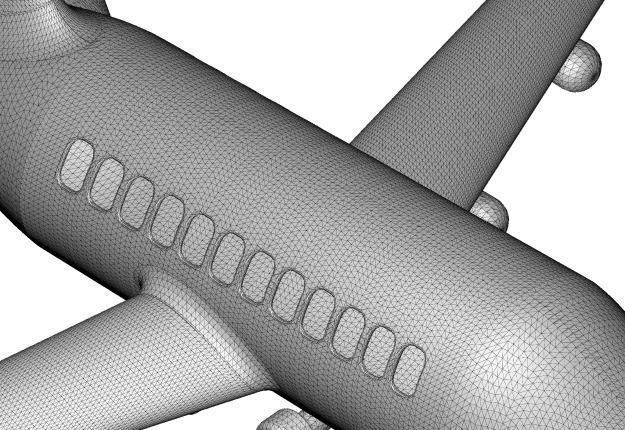 Fantastic Cartoon Aeroplane 3D model_8