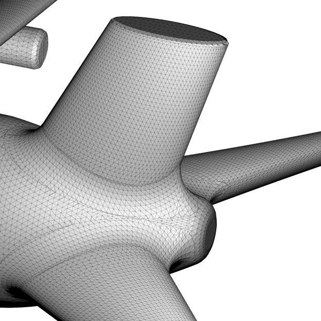 Fantastic Cartoon Aeroplane 3D model_6