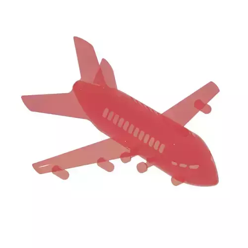 Fantastic Cartoon Aeroplane 3D model