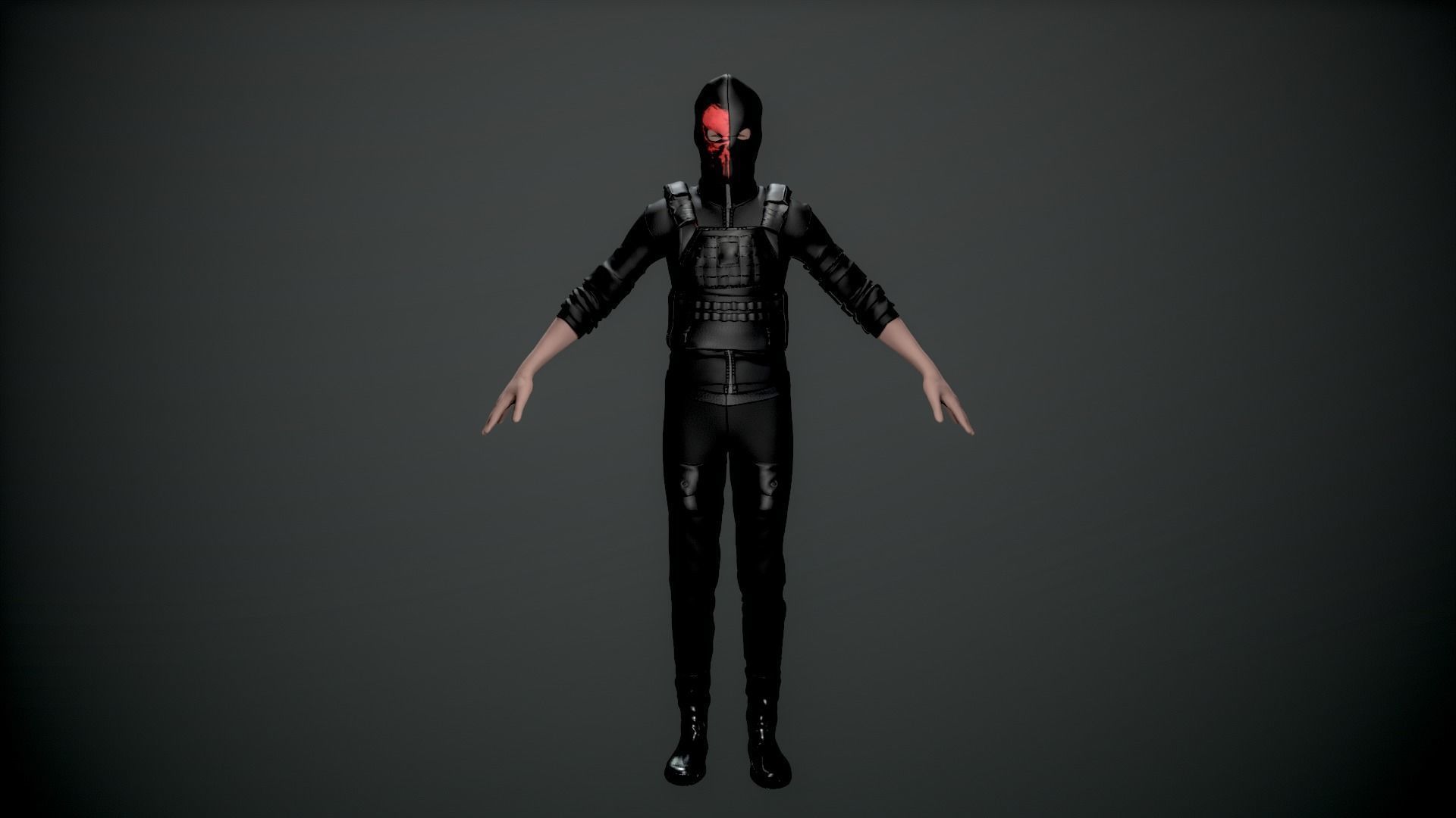 ARMYUNIFORM Low-poly 3D model_10