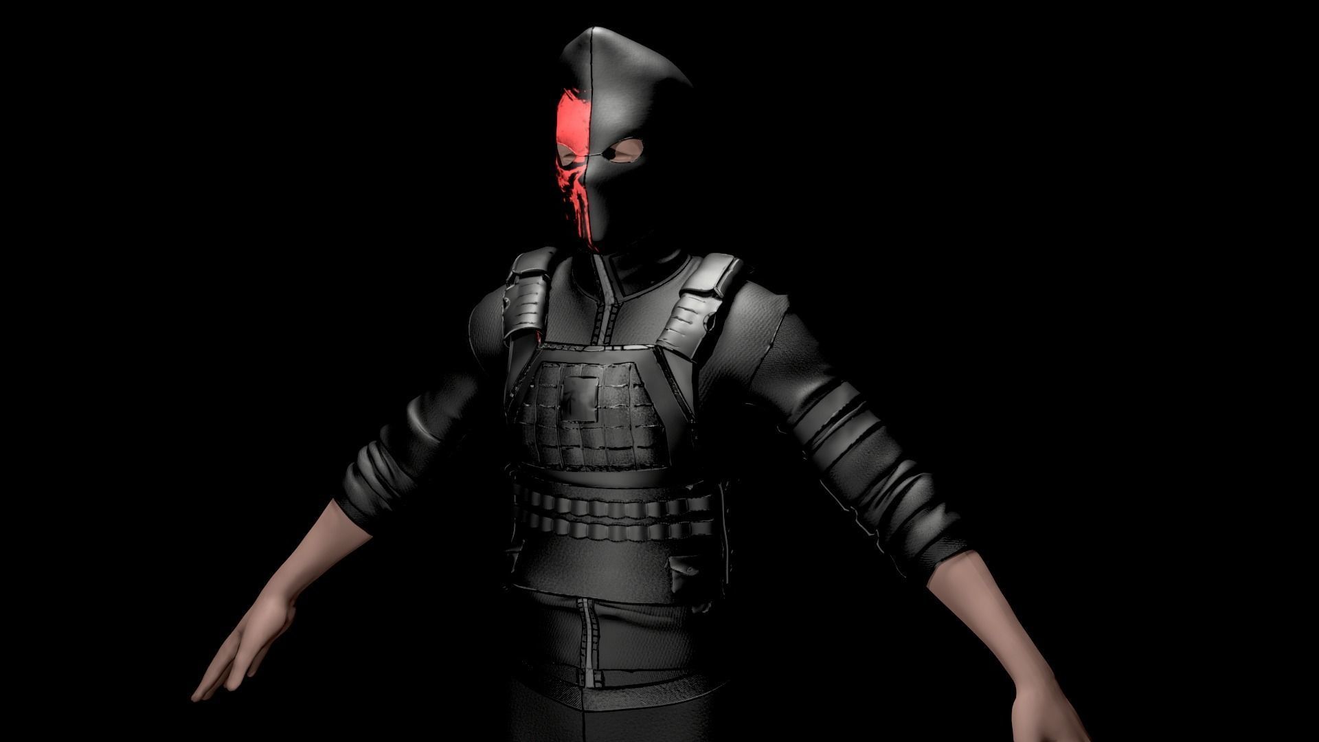 ARMYUNIFORM Low-poly 3D model_2