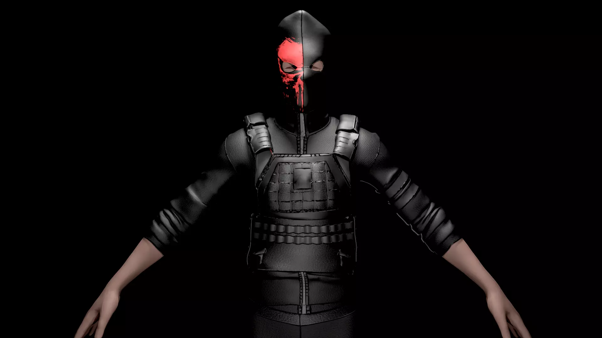 ARMYUNIFORM Low-poly 3D model_0