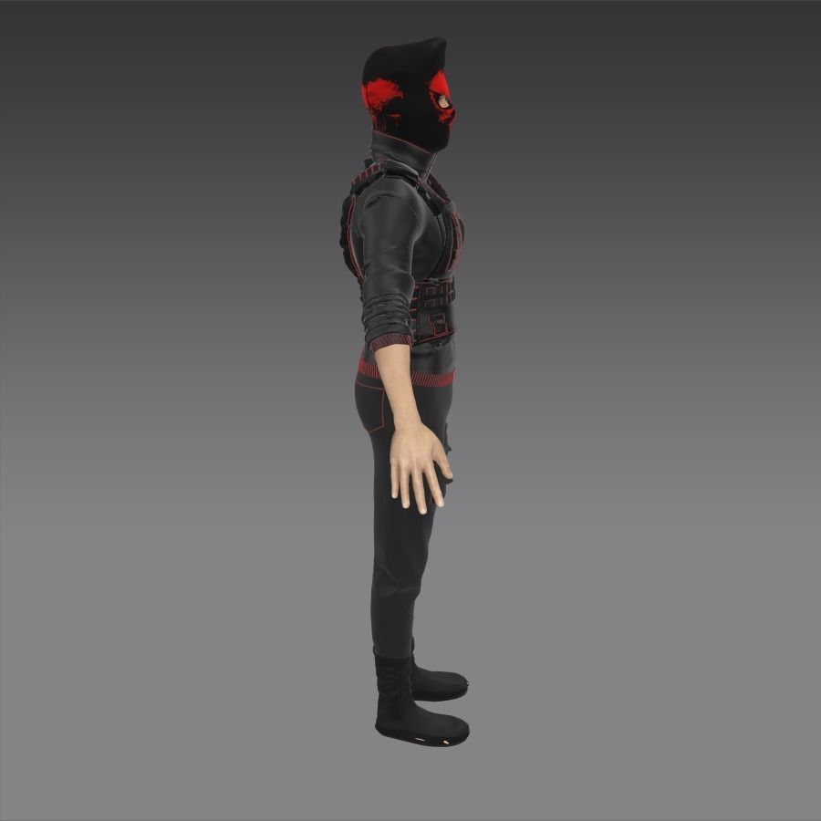 ARMYUNIFORM Low-poly 3D model_15