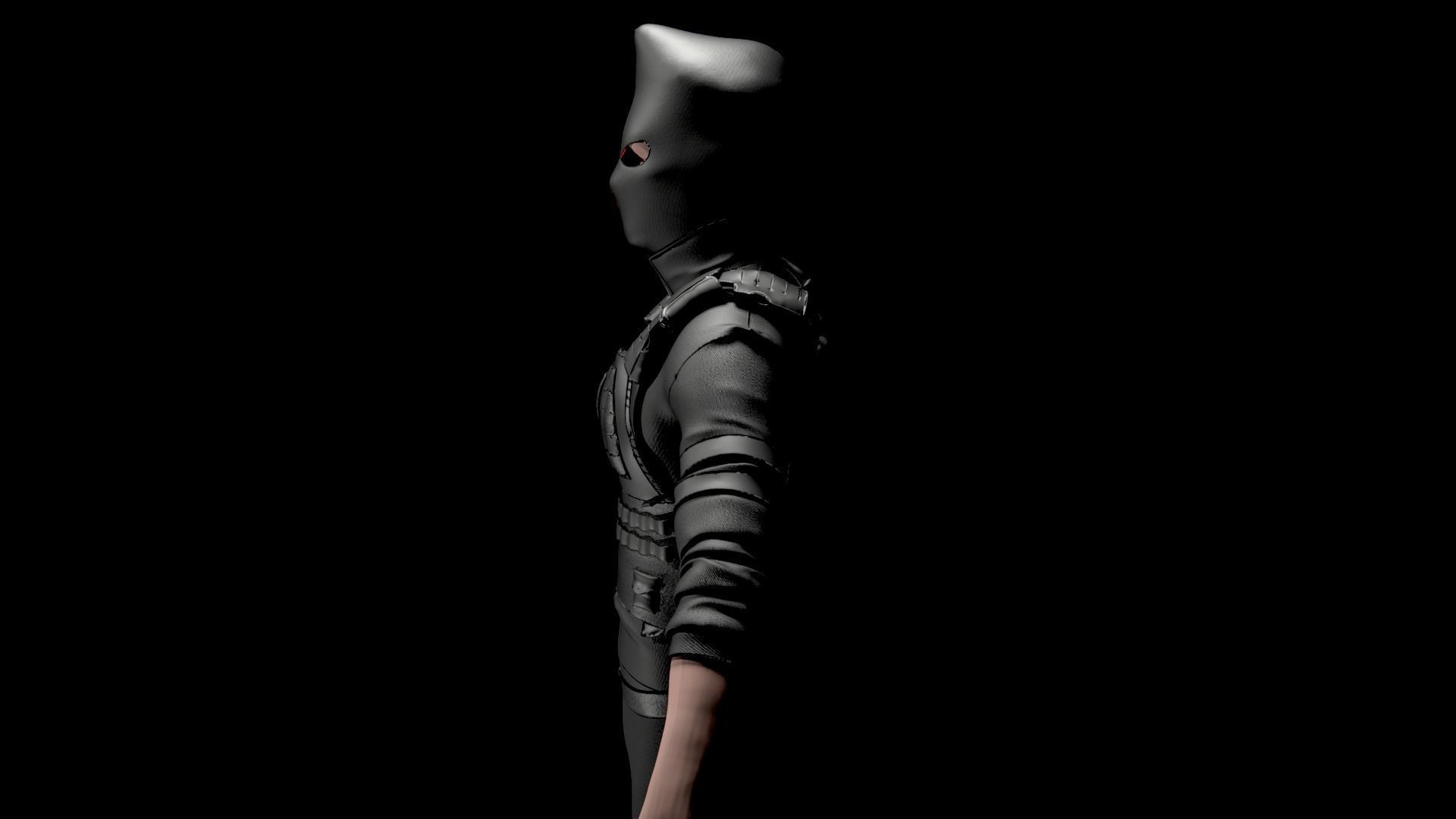 ARMYUNIFORM Low-poly 3D model_3