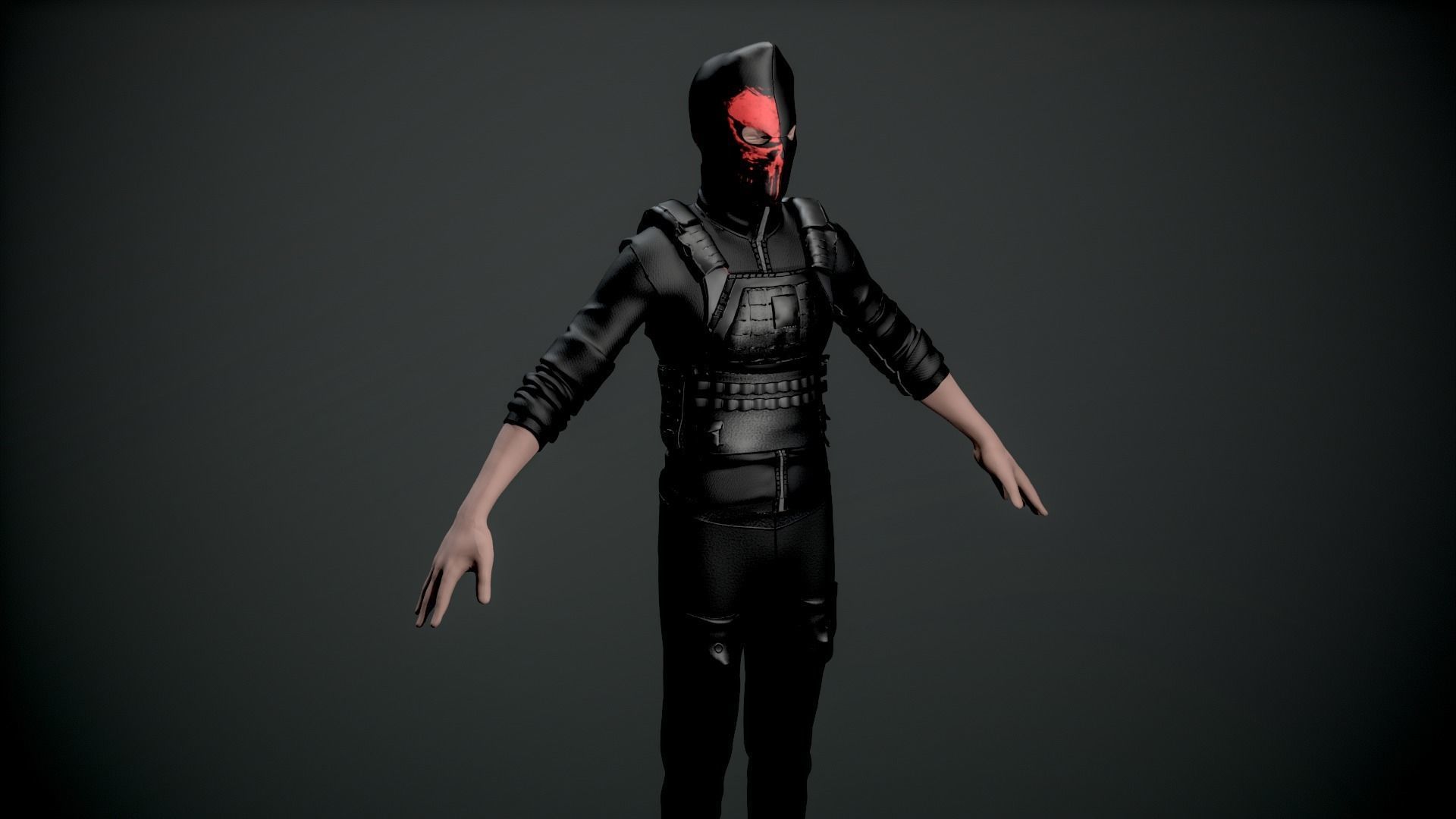 ARMYUNIFORM Low-poly 3D model_7