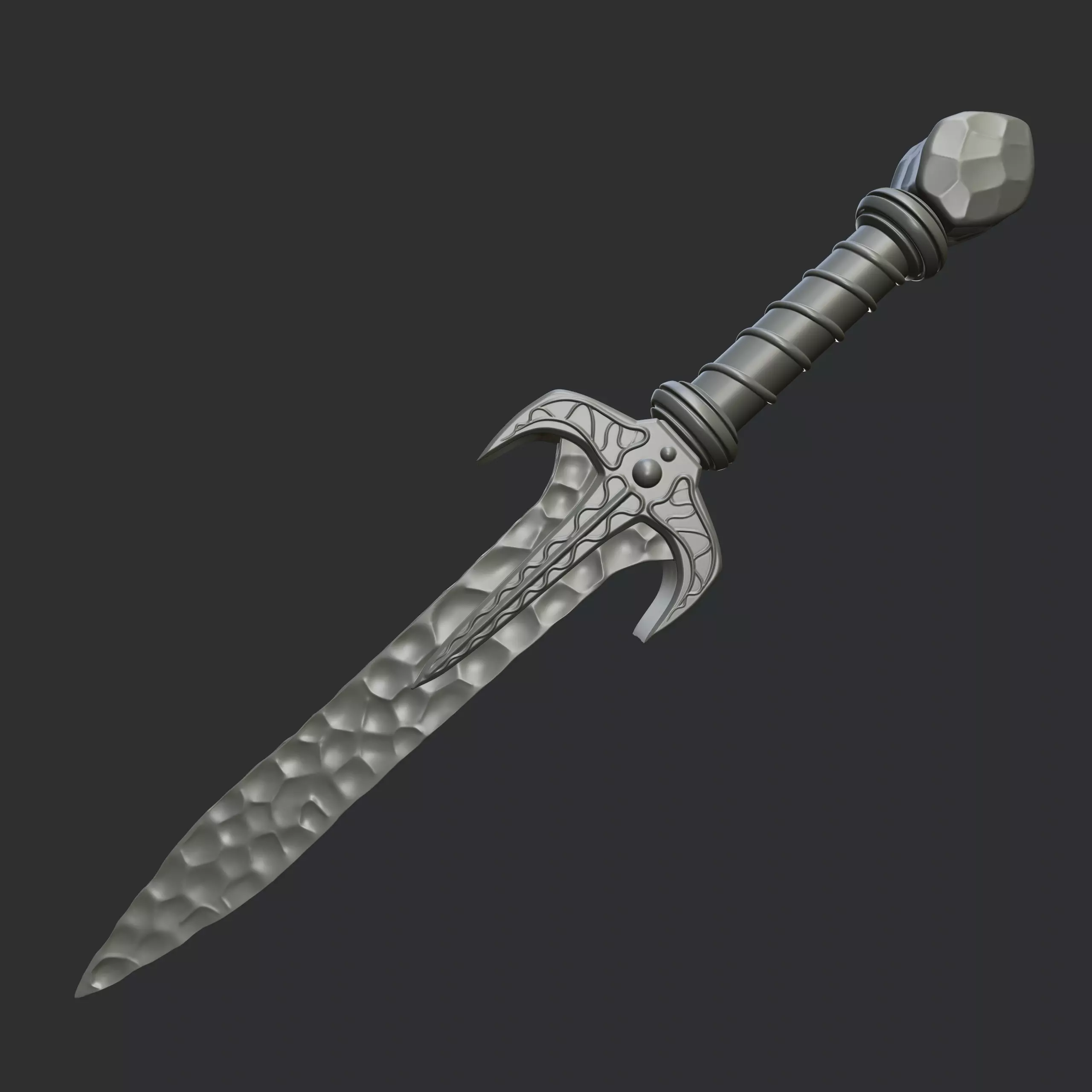 Dagger  3D print model_0