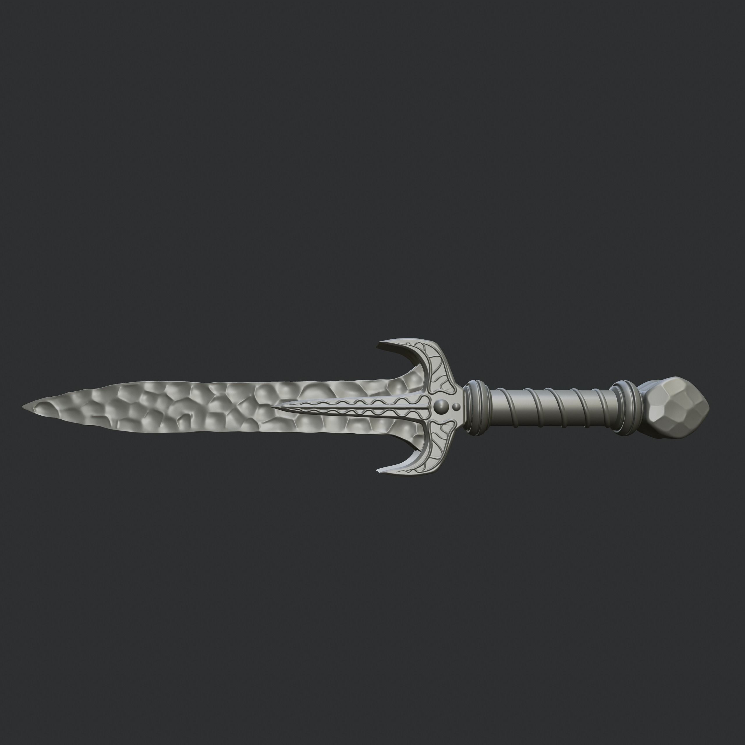 Dagger  3D print model_4
