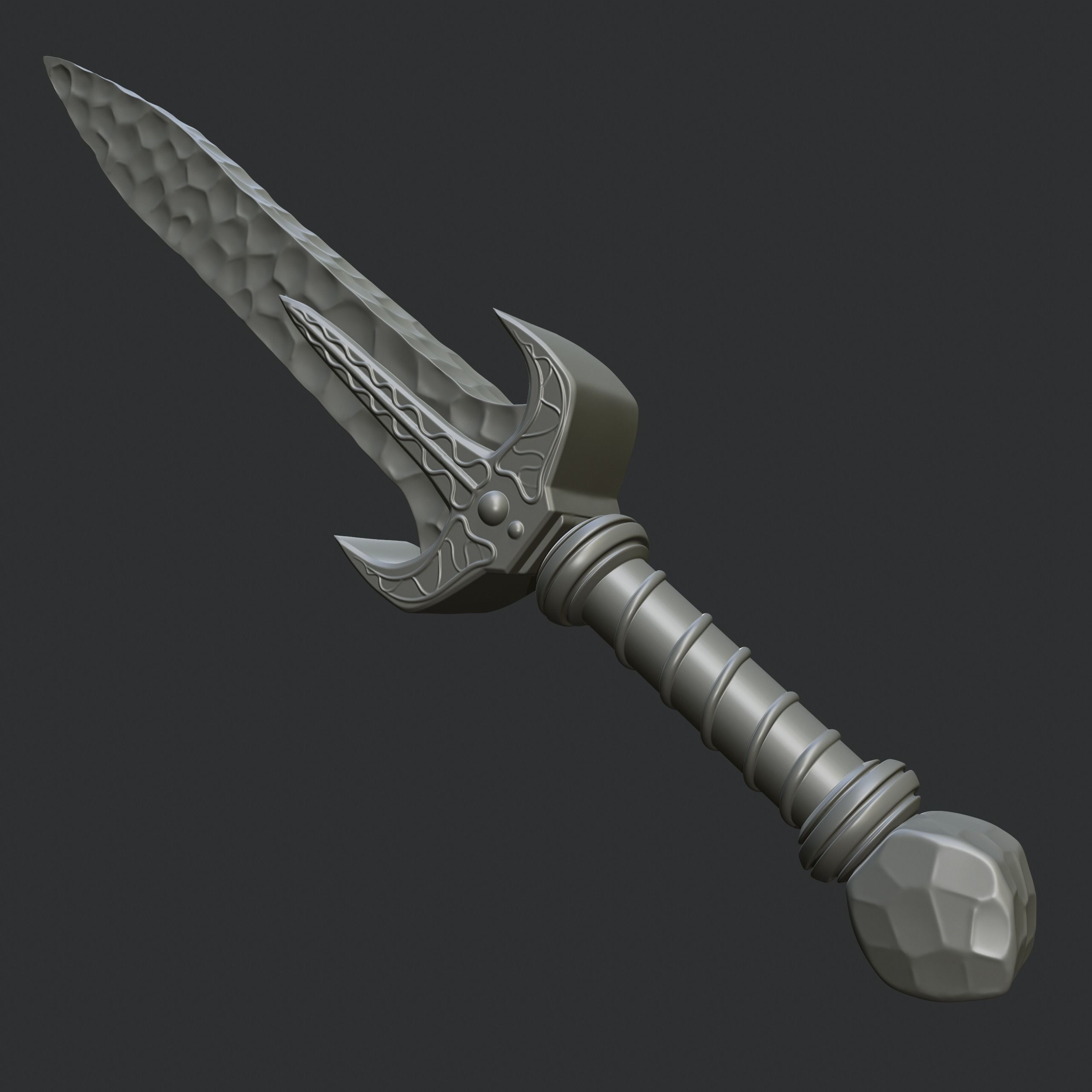 Dagger  3D print model_2