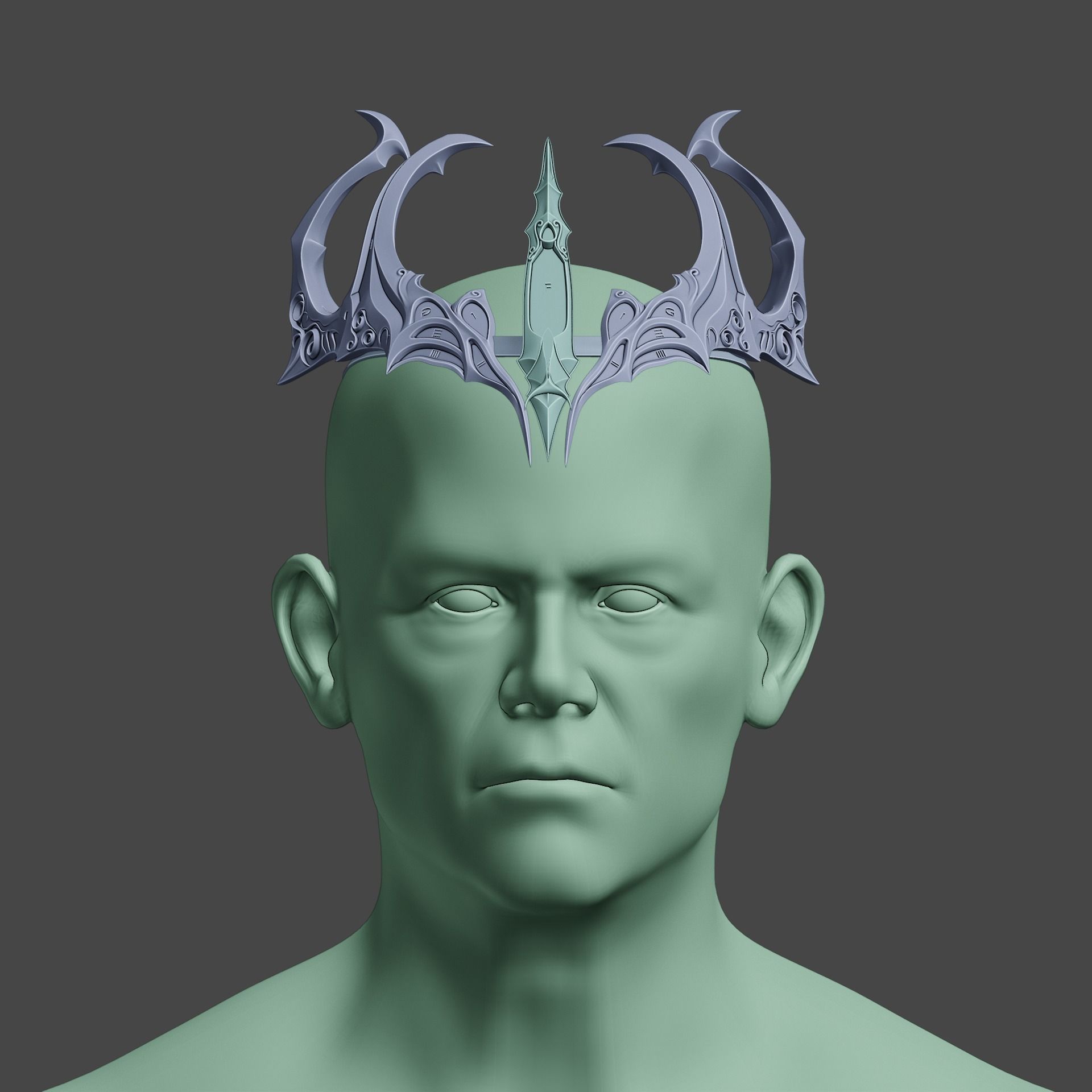Fantasy Crown of Krasus Baldurs Gate 3 3D print model_24
