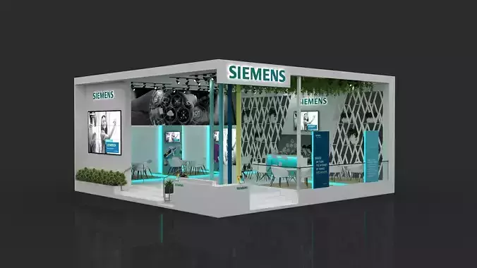 Exhibition Booth Stall 3D model