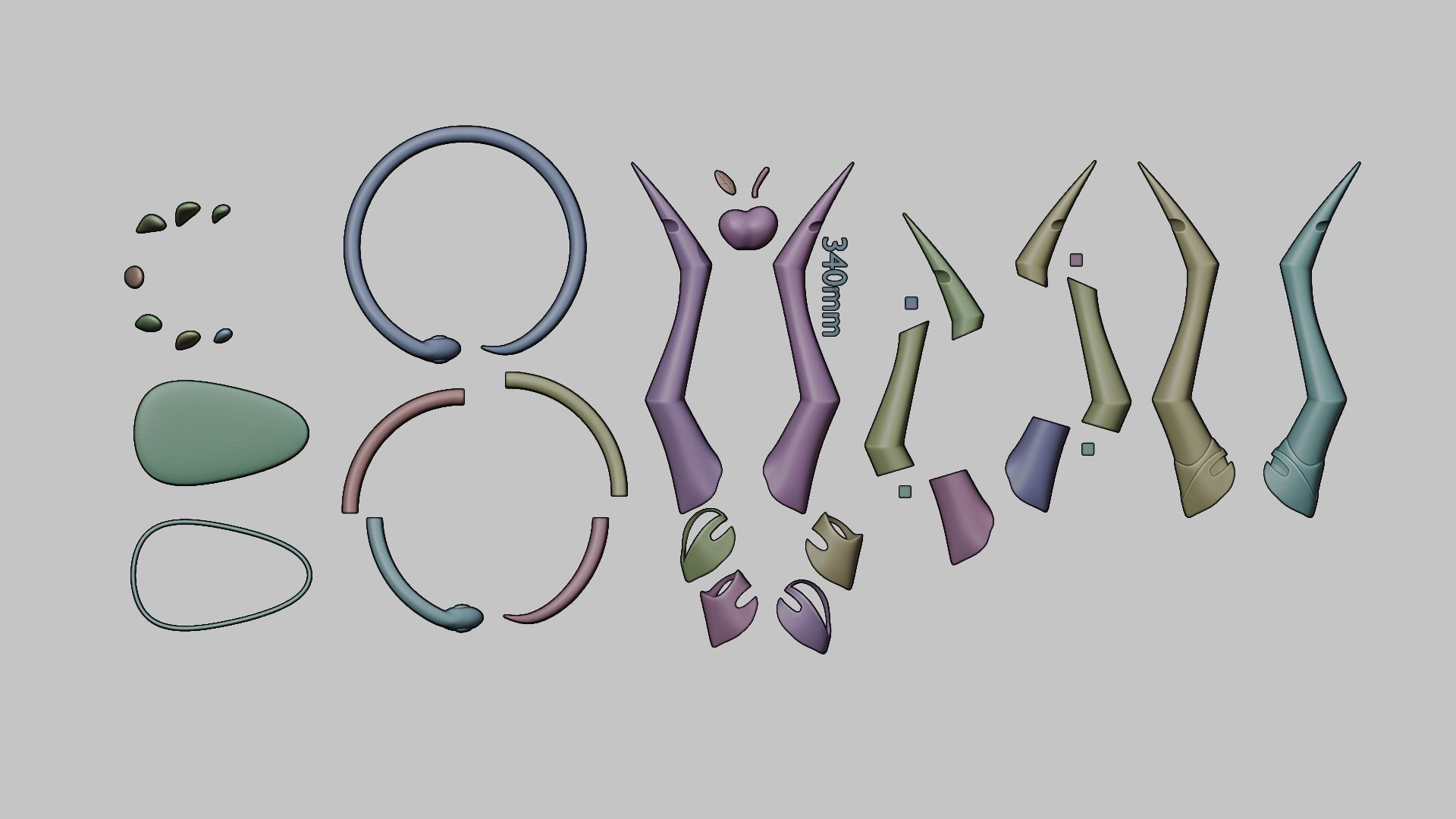 LUCIFER MORNINGSTAR HORNS CROWN HAZBIN HOTEL COSPLAY 3D print model_2