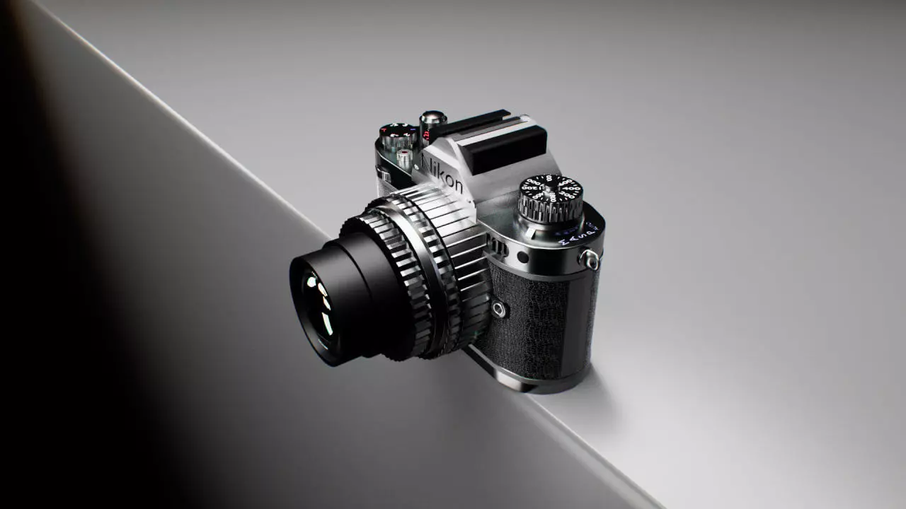 camera nikon 3D model_0