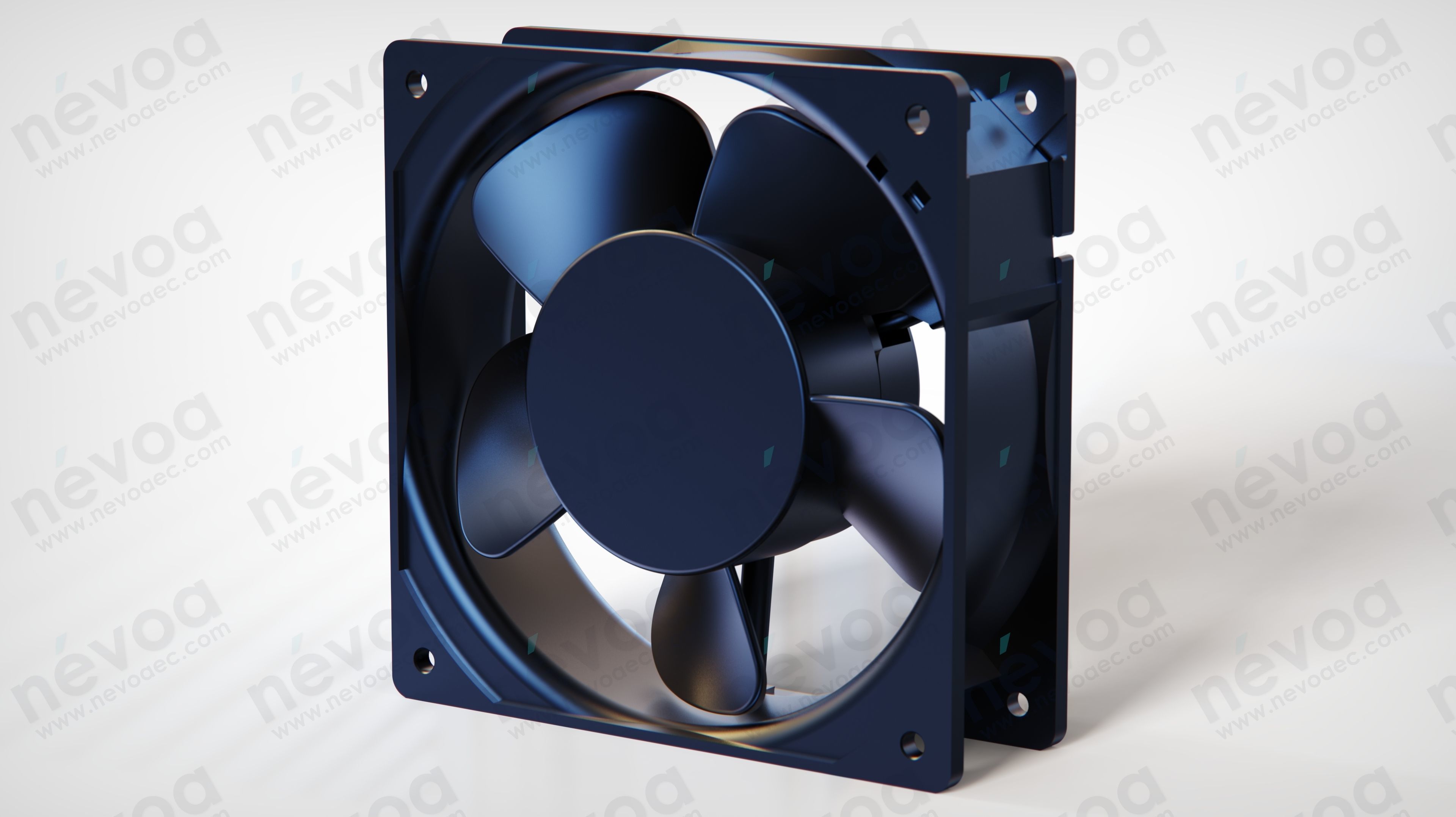 AC fan - OA109AP - 120 x 120 x 38 mm - Knight Electronics Inc 3D model_3