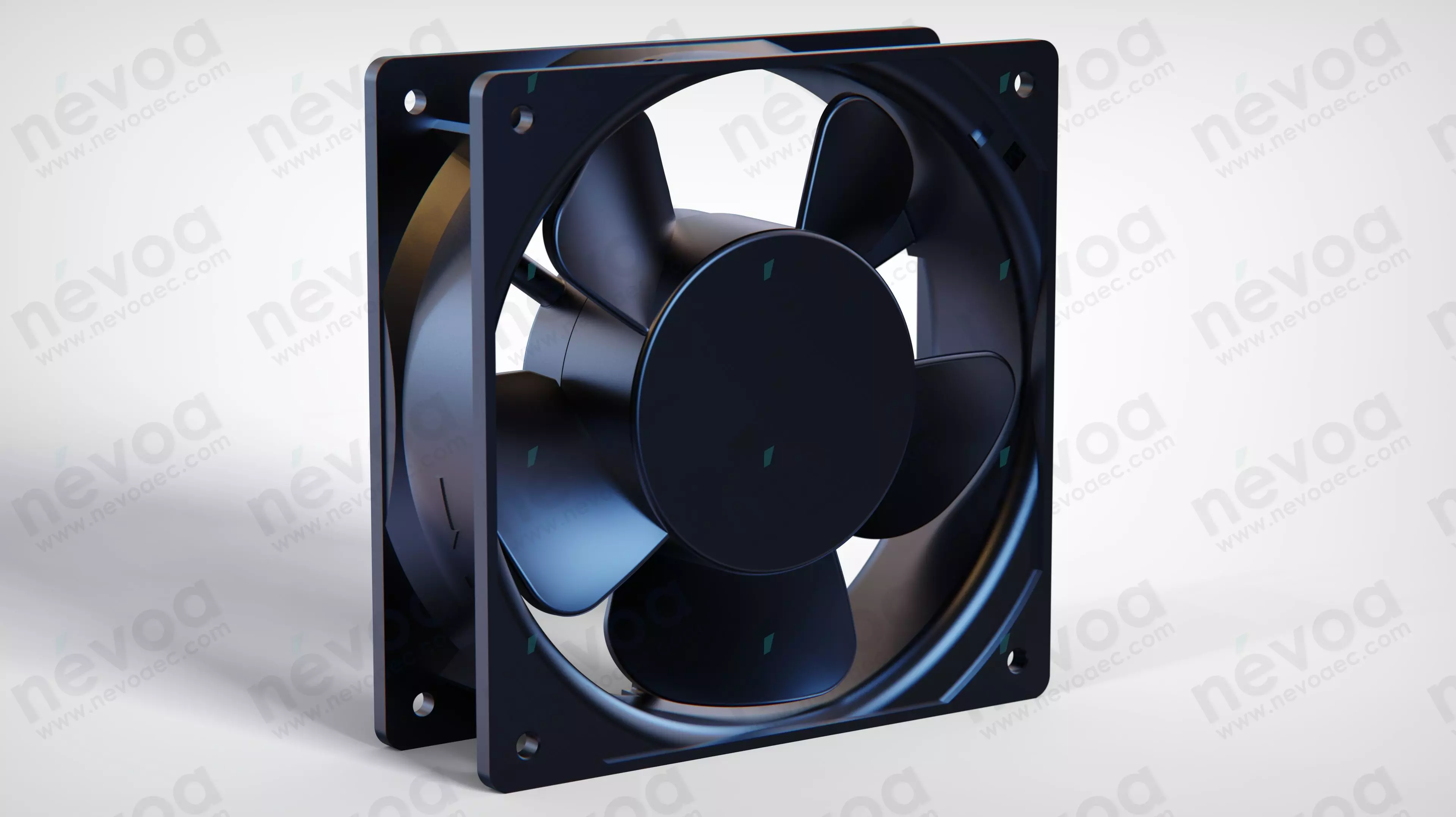 AC fan - OA109AP - 120 x 120 x 38 mm - Knight Electronics Inc 3D model_0