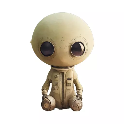 alien friend 3D model
