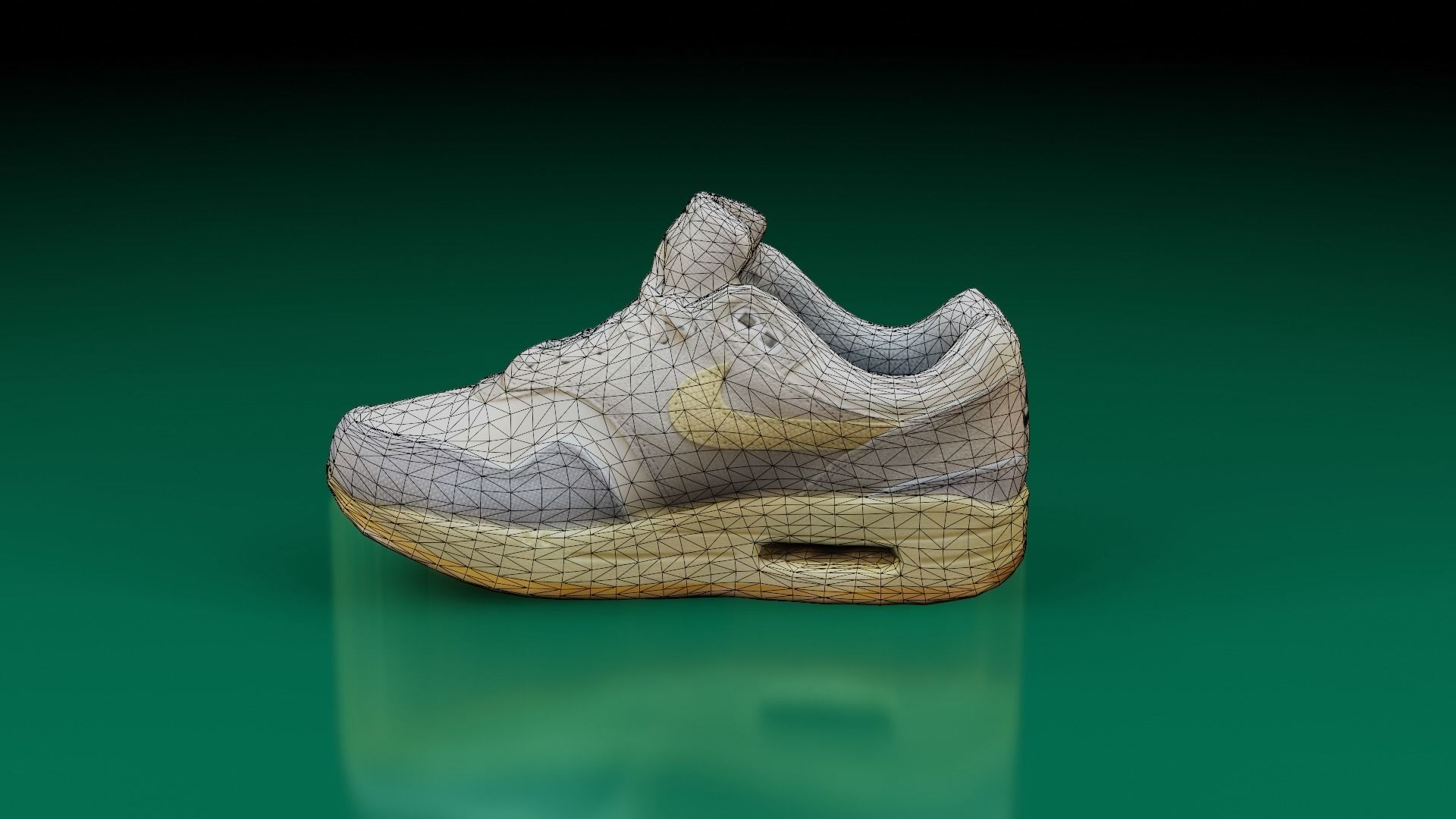 Nike Air Max LP Game ready Low-poly 3D model_6