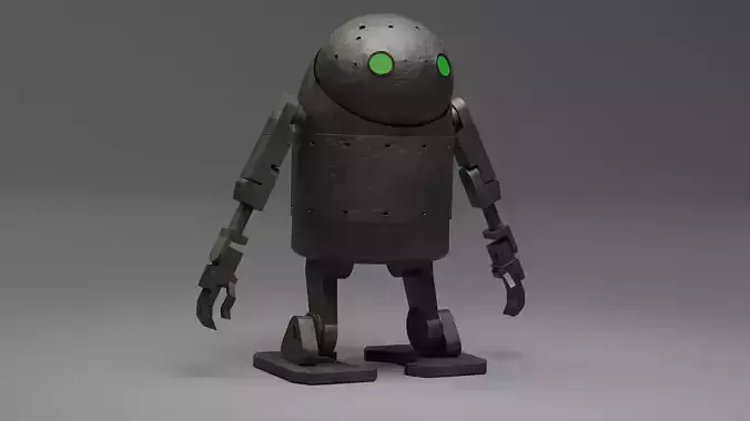 nier automata robot 3D model