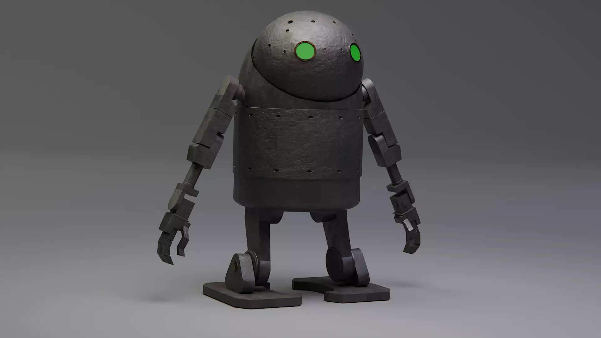 nier automata robot 3D model_0