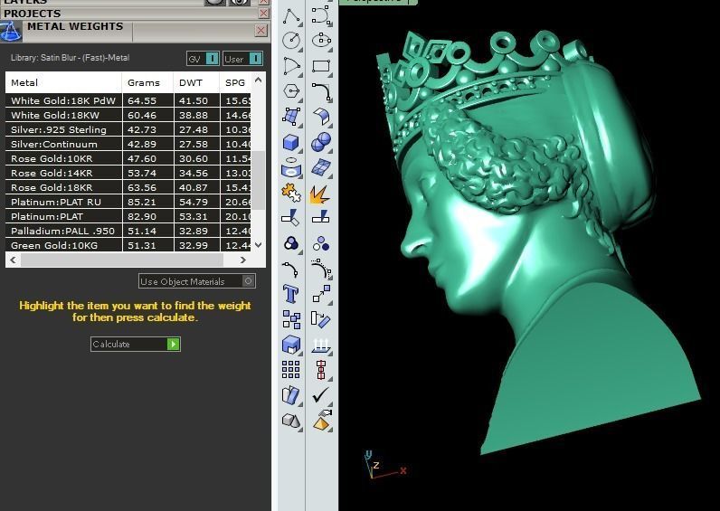 Queen 1 3D print model_17