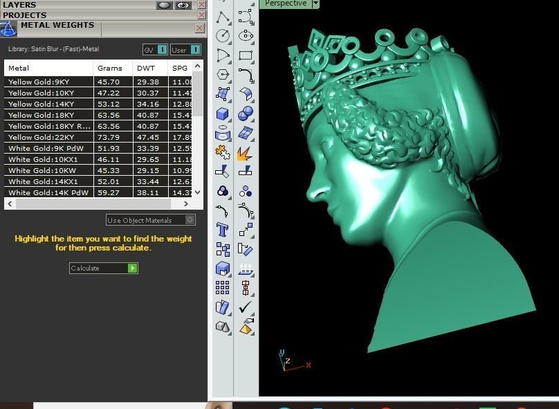 Queen 1 3D print model_10