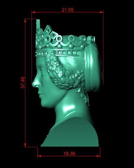 Queen 1 3D print model_6