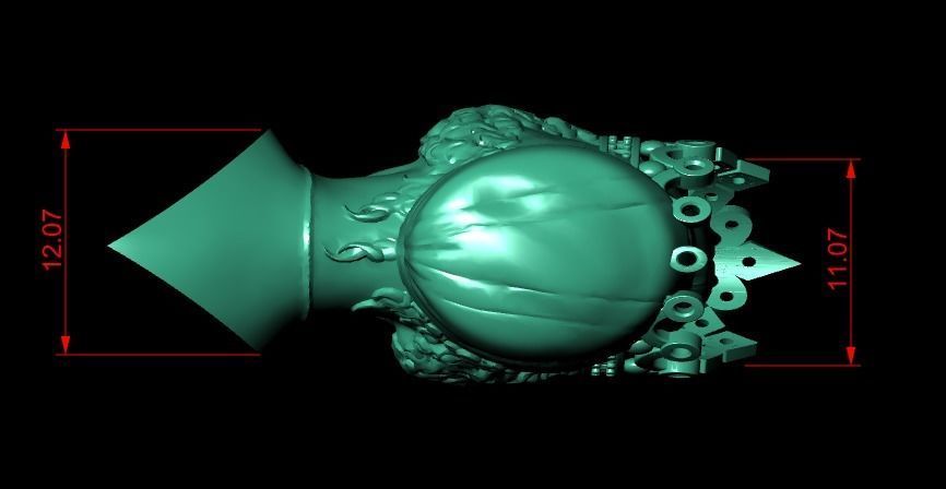 Queen 1 3D print model_4