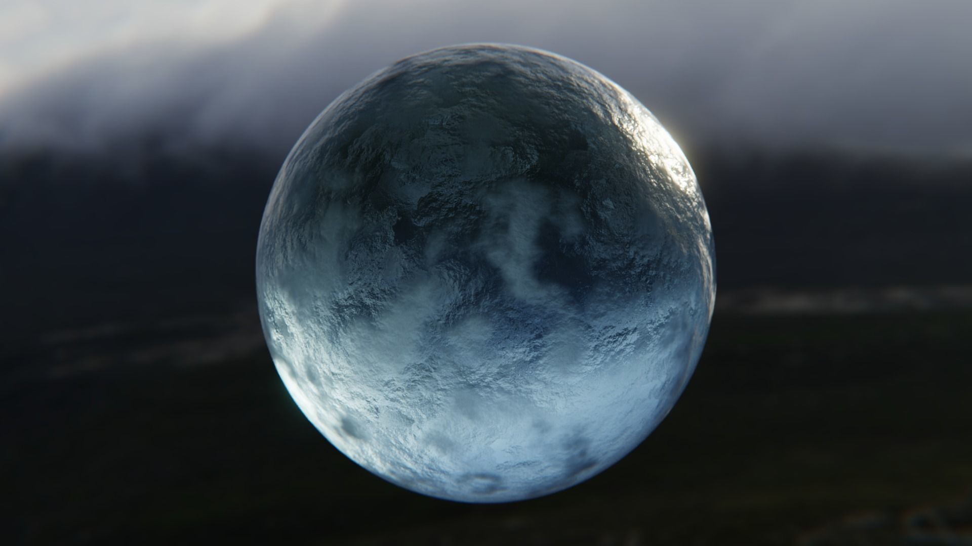 Procedural Ice Shader - Realistic Frozen Surface Material Texture_5