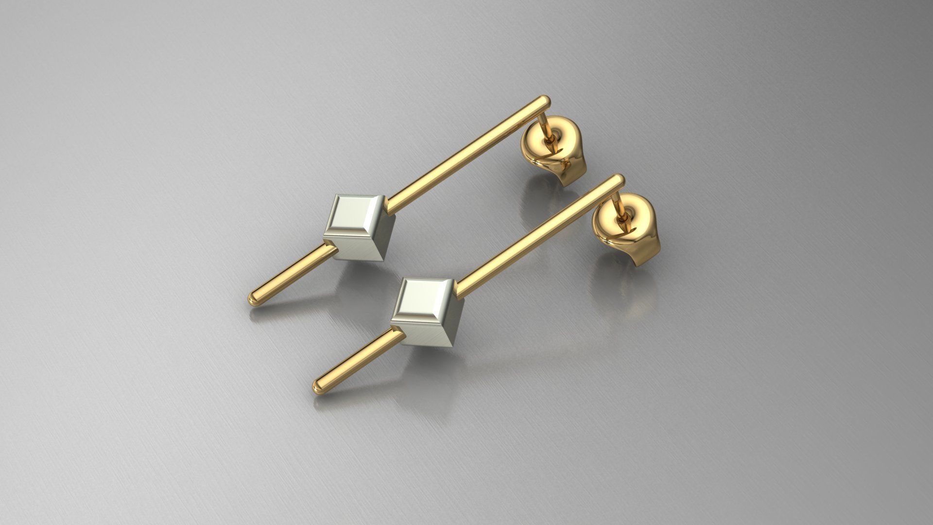 Earrings 17 Free 3D print model_1